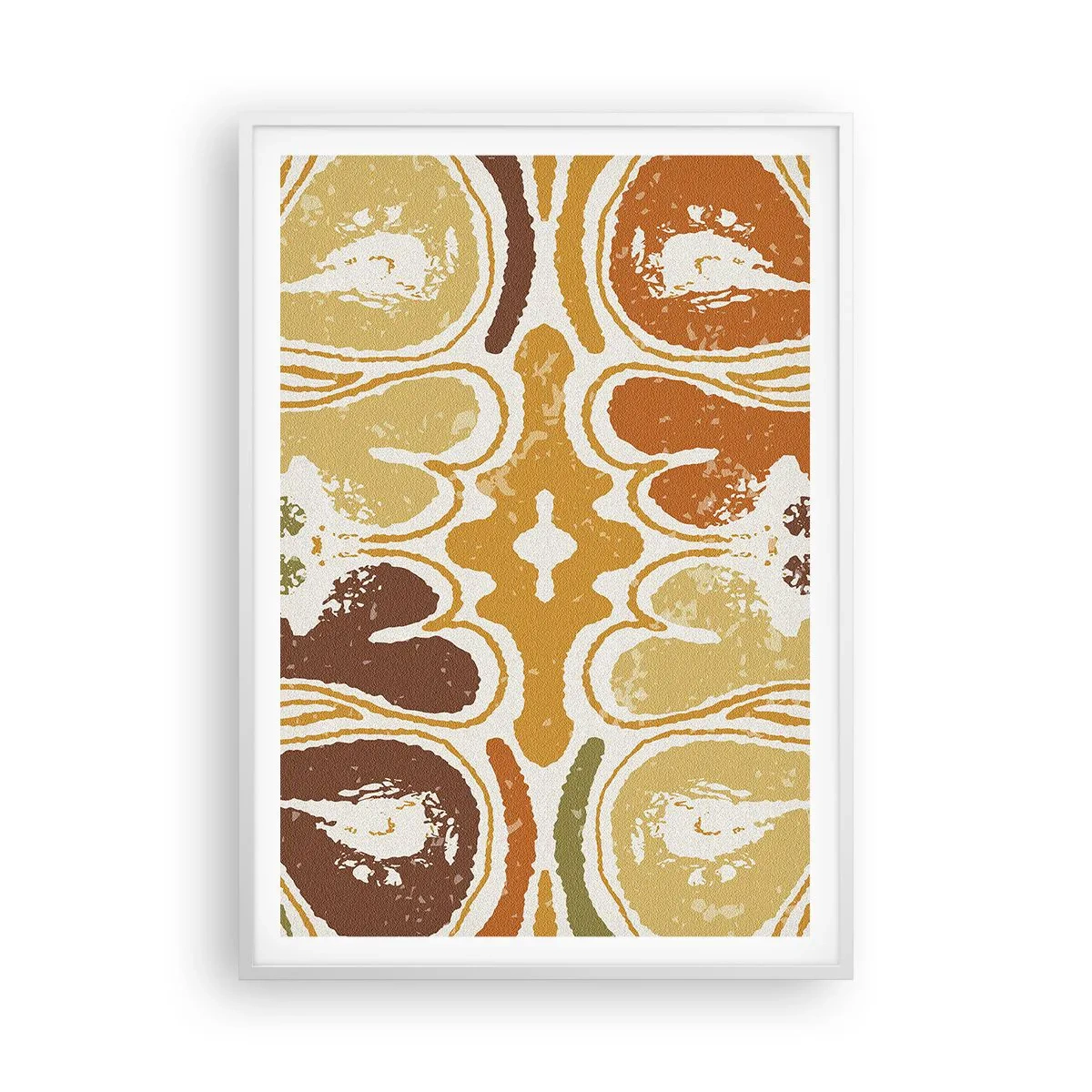 Poster in einem weißen Rahmen - Sentimentale Abstraktion - 70x100 cm