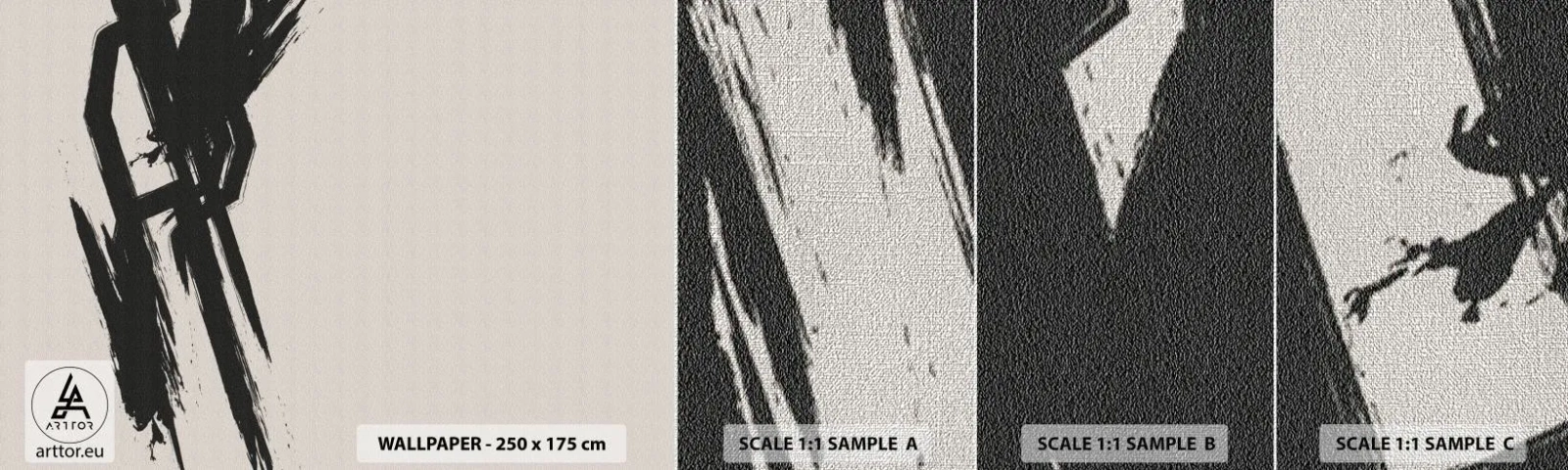 Fototapeten Muster Premium Canvas - Unaufhaltsamer Trieb - Minimalismus, Leer, Stück - 100x30 cm