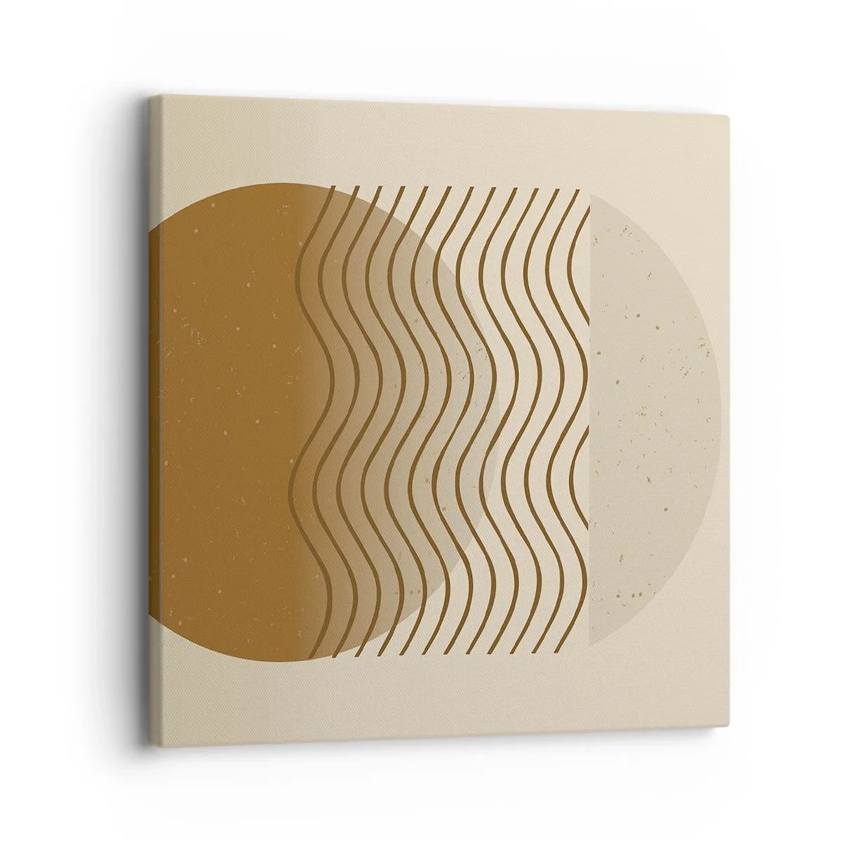 Bild auf Leinwand - Leinwandbild - Zur Entstehung geometrischer Figuren - 30x30 cm