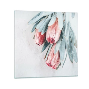 Glasbild - Bild auf glas - Schämen sich für ihre eigene Schönheit - 50x50 cm