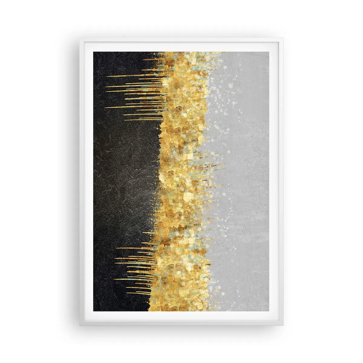 Poster in einem weißen Rahmen - Nach innen und nach oben - 70x100 cm