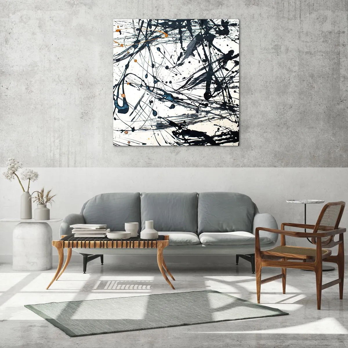 Glasbild - Bild auf glas - Sinn machen oder keinen Sinn machen? - 30x30 cm