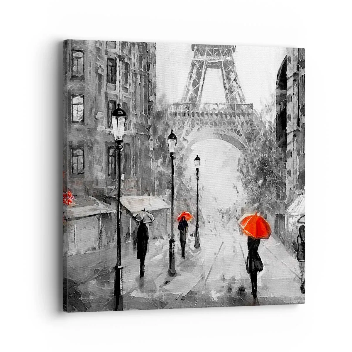 Bild auf Leinwand - Leinwandbild - Alle Wege führen zu ihr - 40x40 cm