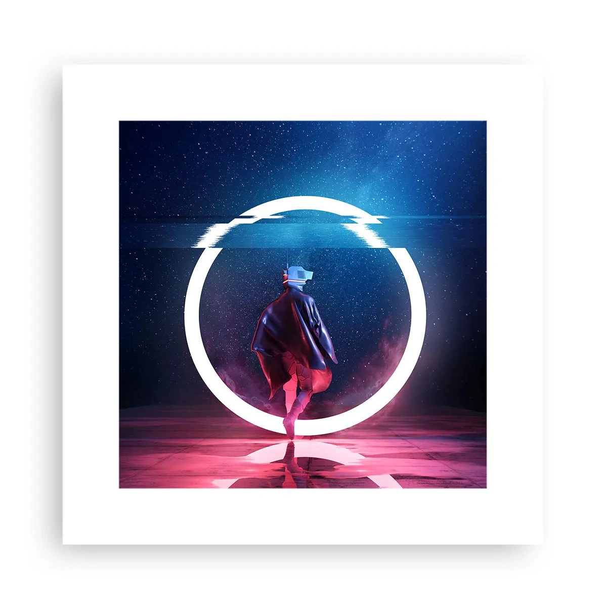 Poster - Zwischen den Welten - 30x30 cm