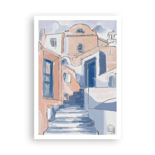 Poster - Exotische Stadt - 70x100 cm