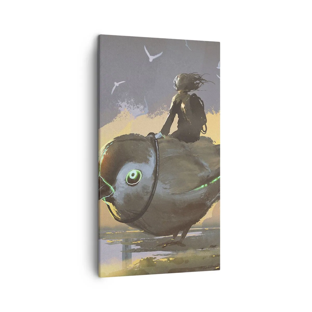 Bild auf Leinwand - Leinwandbild - Ein Stopp auf einer fantastischen Reise - 45x80 cm