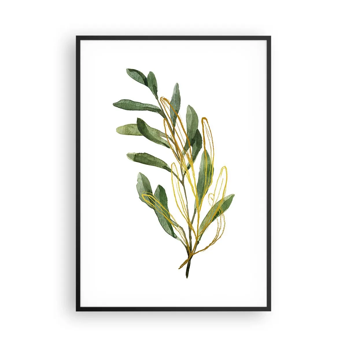 Poster in einem schwarzem Rahmen - Alles was gut ist - 70x100 cm