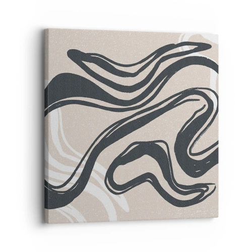 Bild auf Leinwand - Leinwandbild - Vervielfachter Ausdruck - 30x30 cm