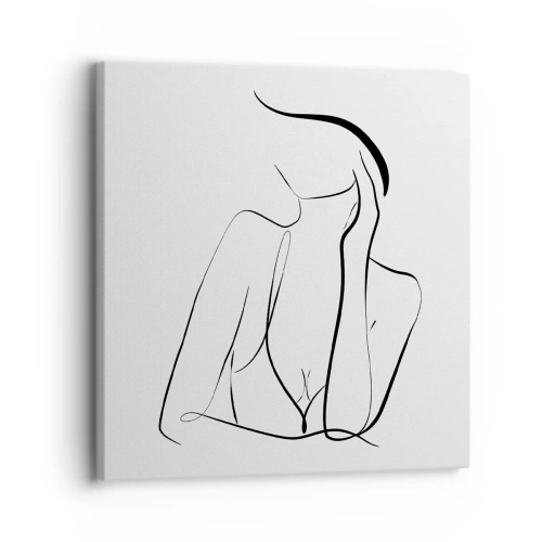 Bild auf Leinwand - Leinwandbild - Auf der Traumwelle - 30x30 cm