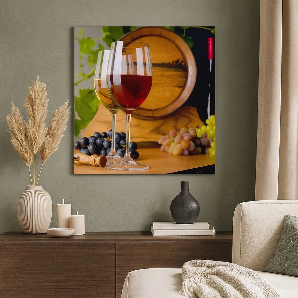 Bild auf Leinwand - Leinwandbild - Wie die alten Meister - 30x30 cm