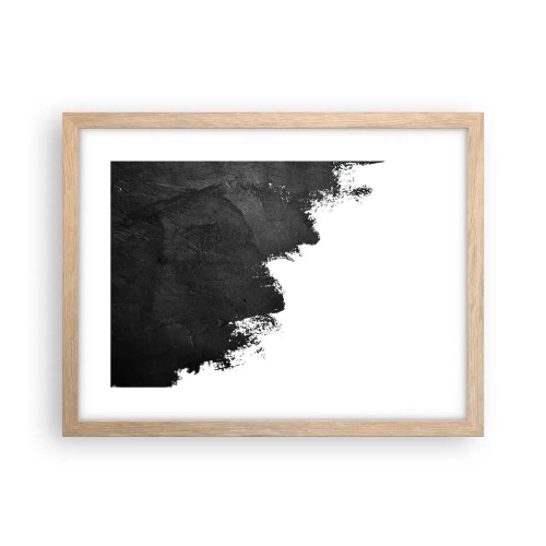 Poster in einem Rahmen aus heller Eiche - Elemente: Erde - 40x30 cm