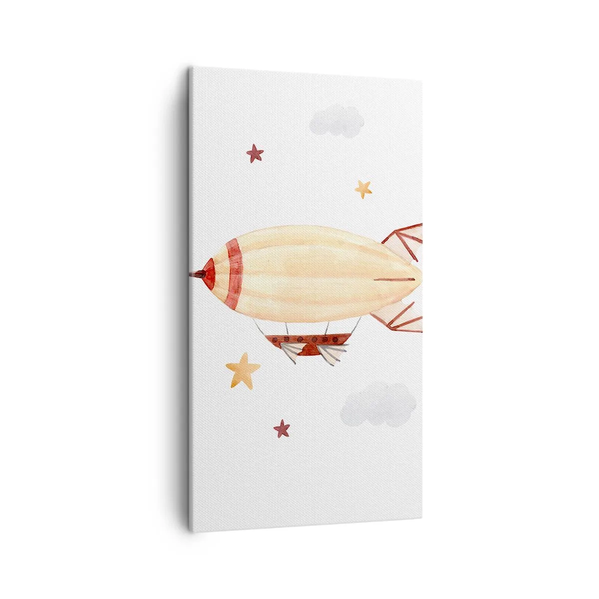 Bild auf Leinwand - Leinwandbild - Luftschiff - 45x80 cm