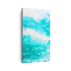 Bild auf Leinwand - Leinwandbild - Im Kern des Elements - 45x80 cm