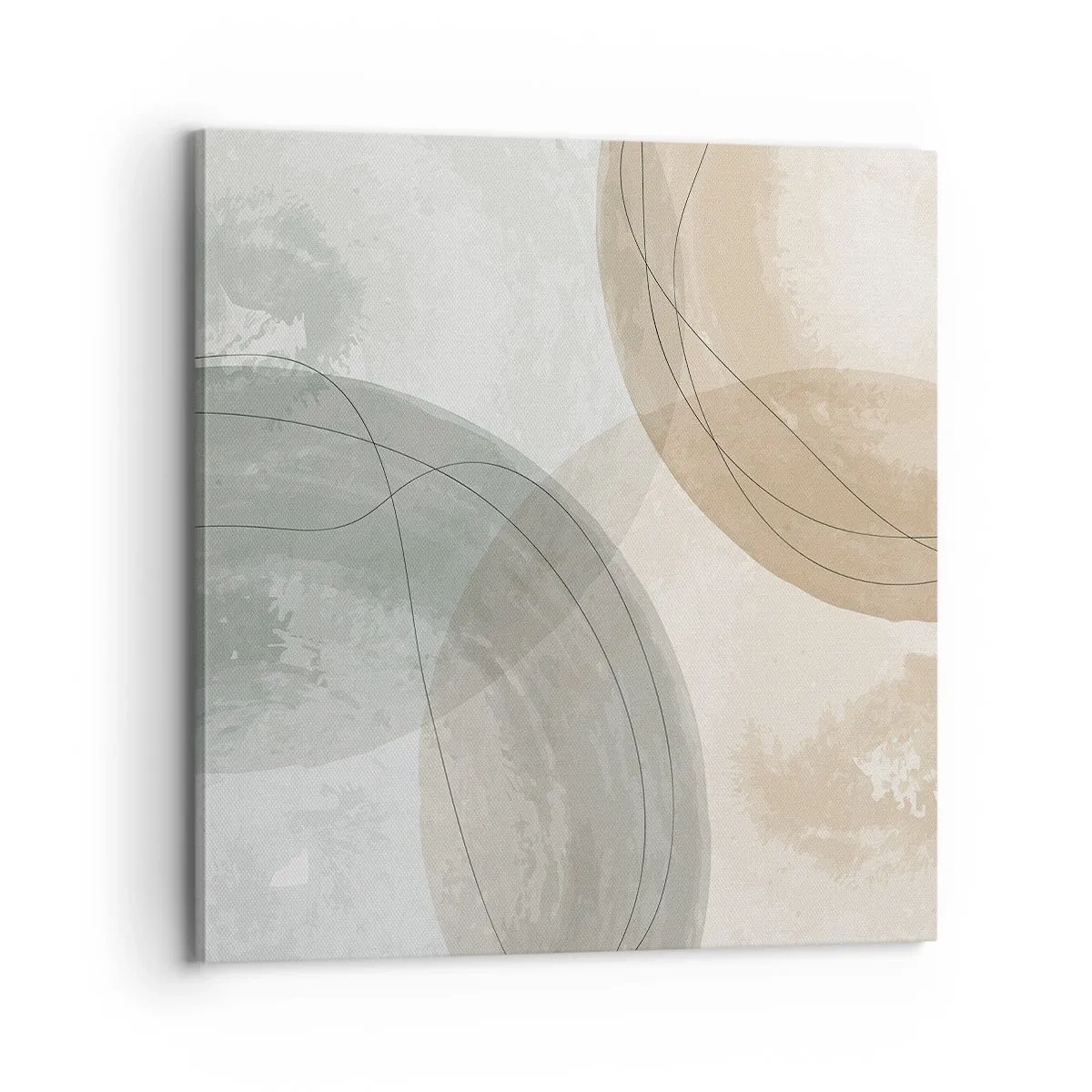 Bild auf Leinwand - Leinwandbild - Welten durchdringen - 70x70 cm