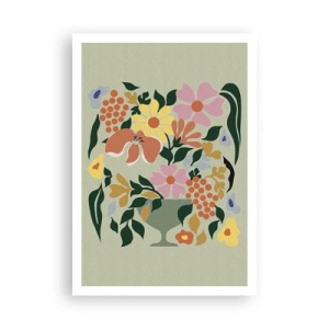 Poster - Strauß voller Leben - 70x100 cm