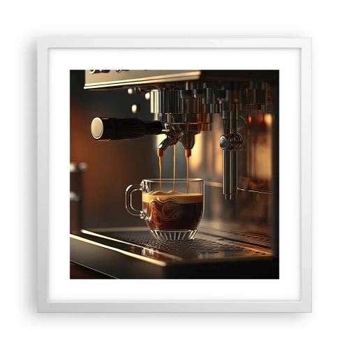 Poster in einem weißen Rahmen - Sinnliche Mischung - 40x40 cm