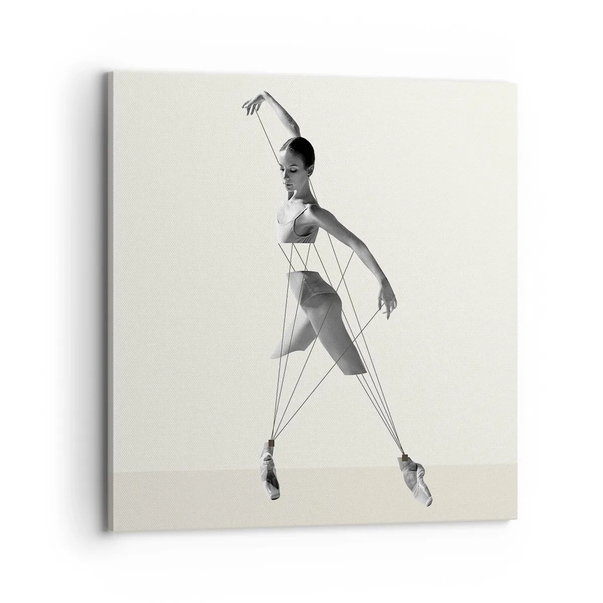 Bild auf Leinwand - Leinwandbild - Im Theater der Welt - 70x70 cm