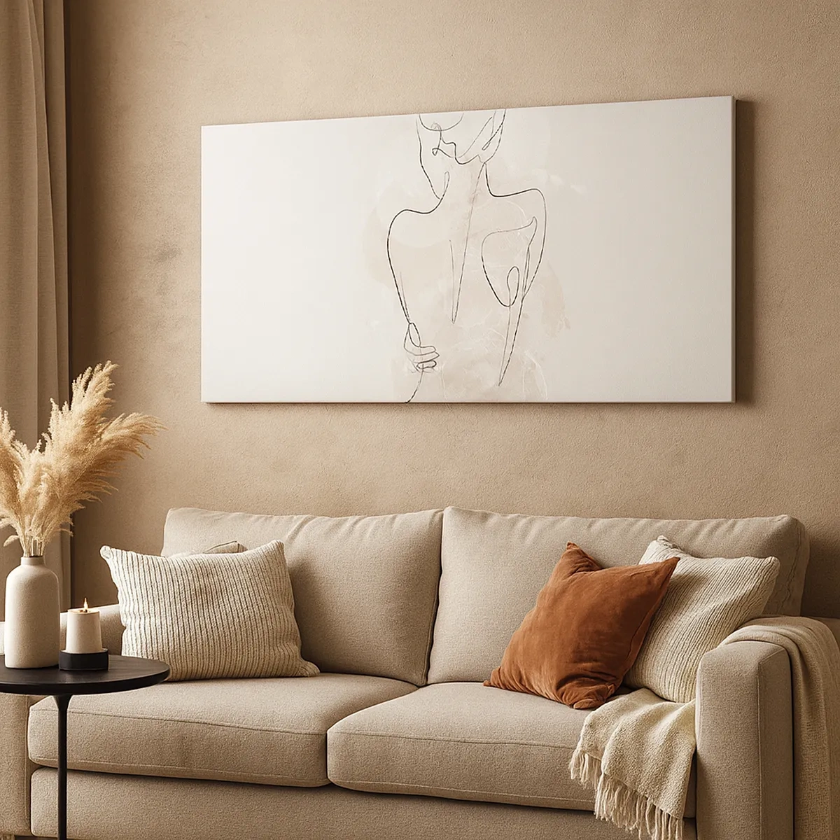 Bild auf Leinwand - Leinwandbild - Wie ein sensibles Instrument - 30x30 cm