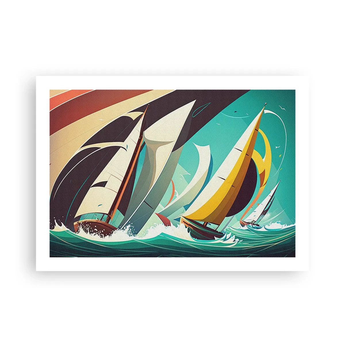 Poster - Viel Glück mit den Elementen - 70x50 cm