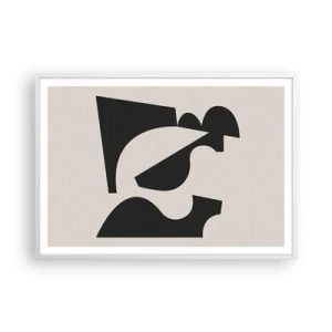 Poster in einem weißen Rahmen - Zum Selbstbauen - 100x70 cm