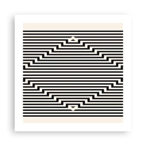 Poster - Geometrische Illusion - 50x50 cm