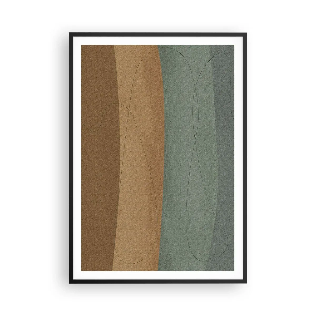 Poster in einem schwarzem Rahmen - Horizontale Komposition - 70x100 cm