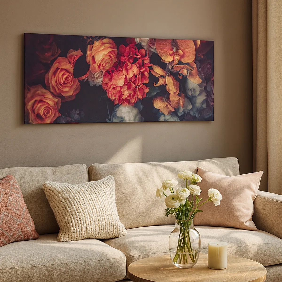 Bild auf Leinwand - Leinwandbild - Wie bei den holländischen Meistern - 30x30 cm