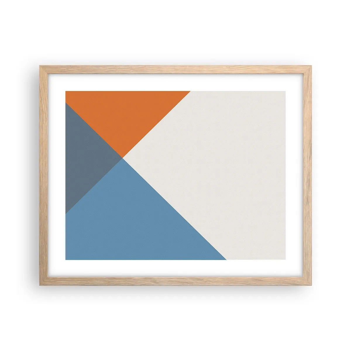 Poster in einem Rahmen aus heller Eiche - In einem Winkel… - 50x40 cm