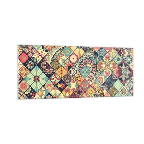 Glasbild - Bild auf glas - marokkanische Atmosphäre - 100x40 cm