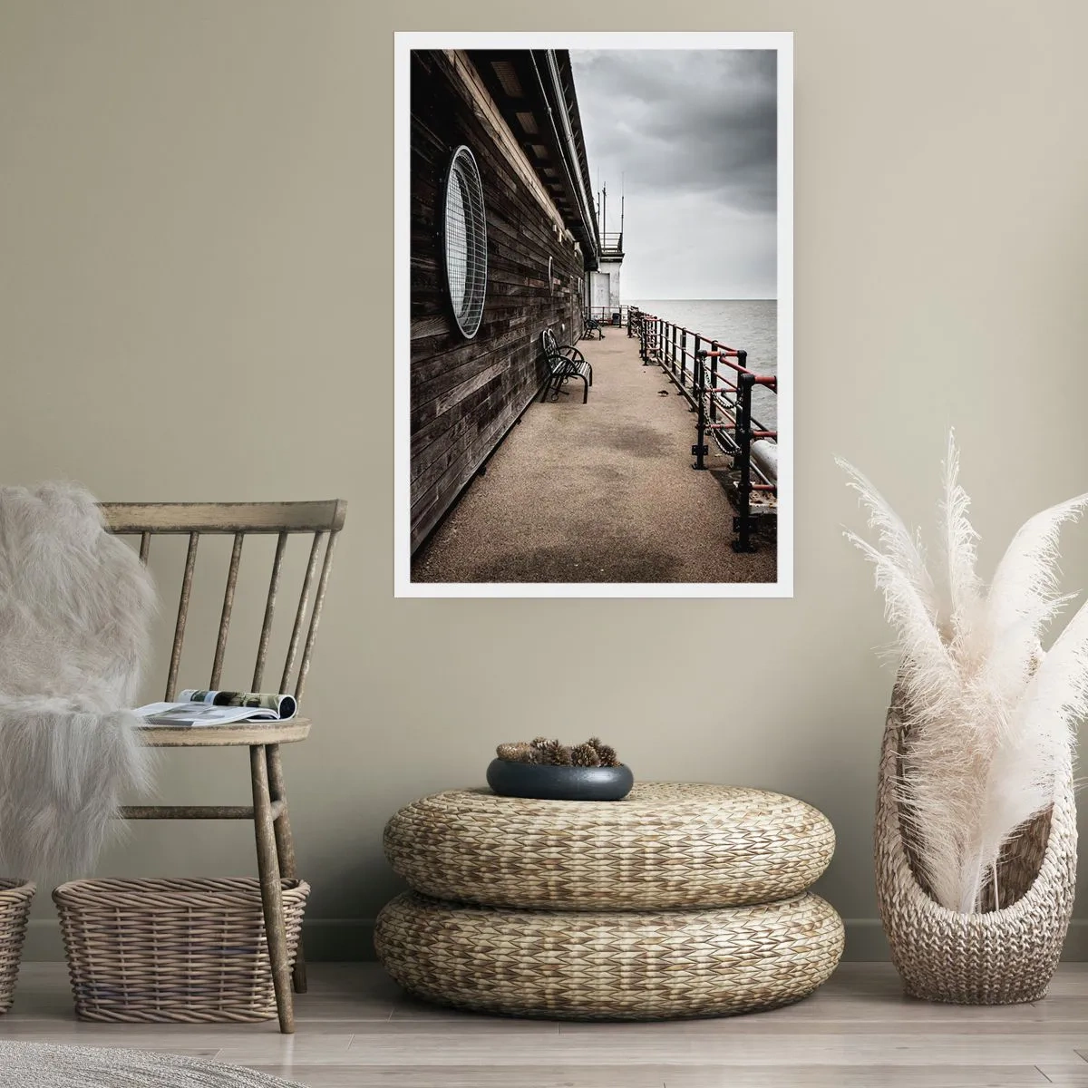 Poster - Die Zeit blieb stehen - 40x50 cm