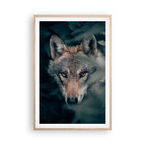 Poster in einem Rahmen aus heller Eiche - Jäger - 61x91 cm