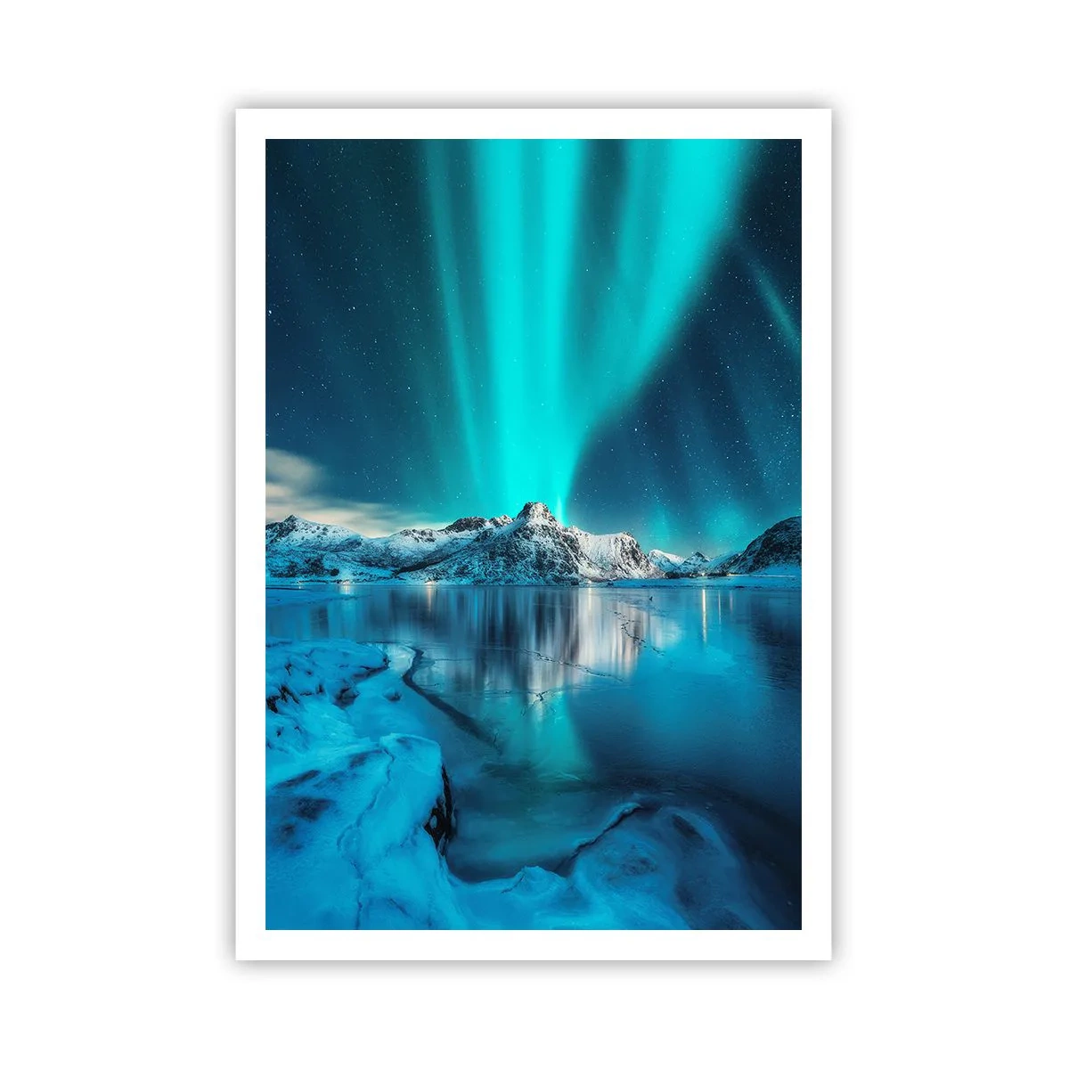 Poster - Lichtnacht - 70x100 cm
