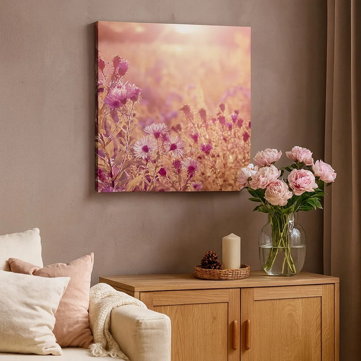 Bild auf Leinwand - Leinwandbild - Bevor der Sommer vorbei ist - 30x30 cm