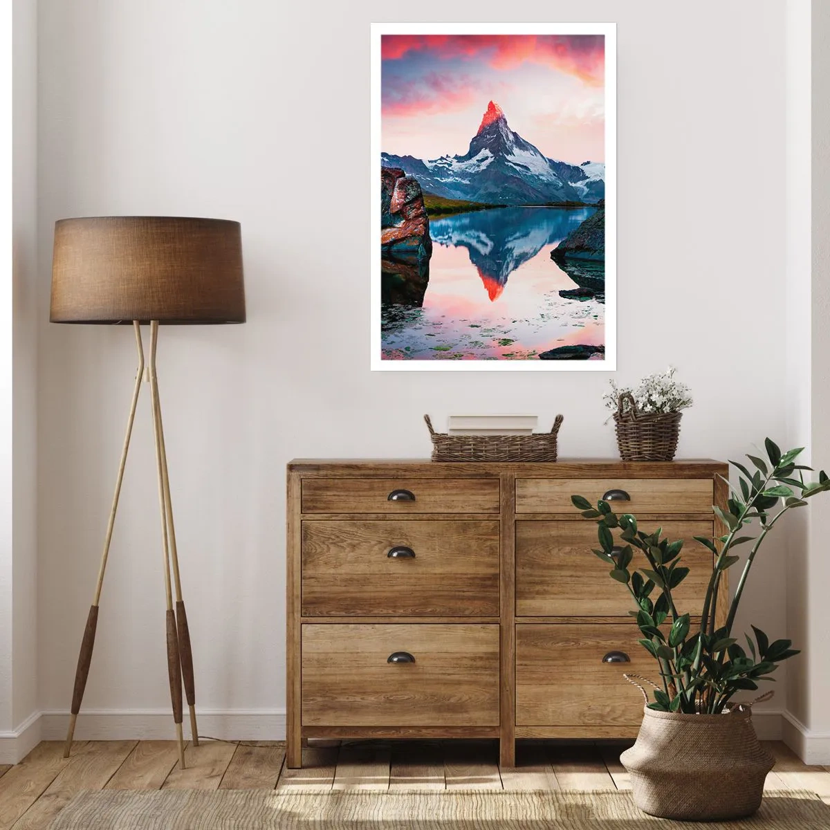 Poster - Das Herz der Berge ist heiß - 40x50 cm