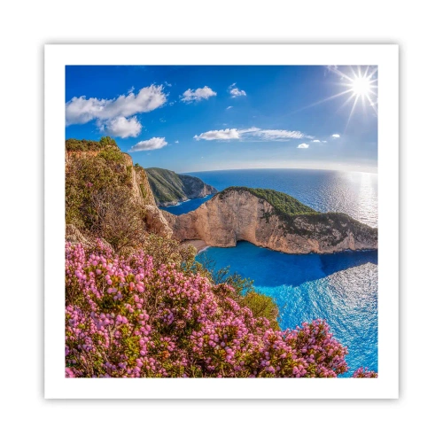 Poster - Mein toller Griechenlandurlaub - 60x60 cm