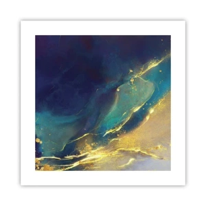 Poster - Der goldene Teich - 40x40 cm