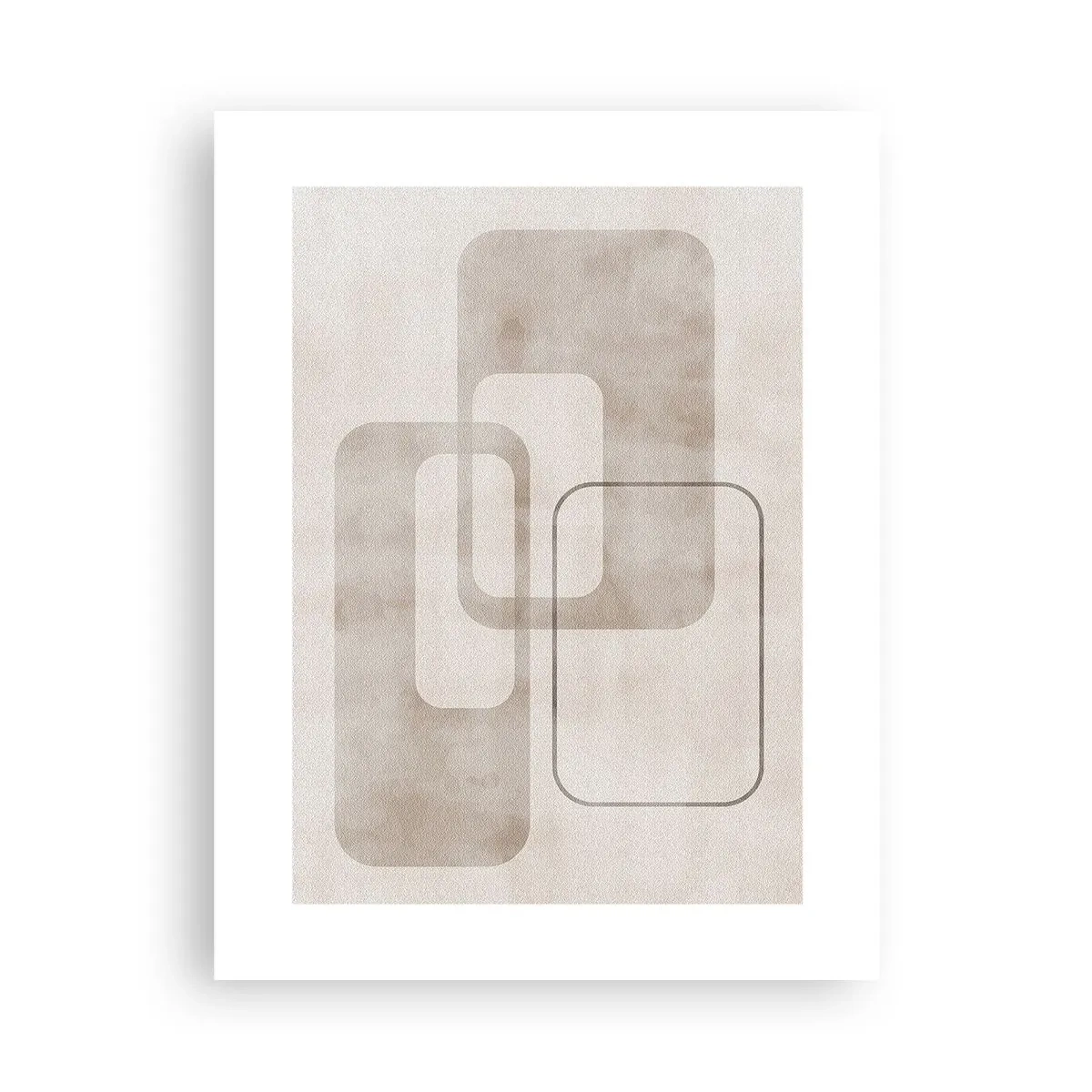 Poster - Geometrische Fuge - 30x40 cm