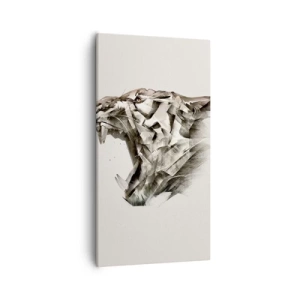 Bild auf Leinwand - Leinwandbild - Du weißt schon wer das Sagen hat - 55x100 cm