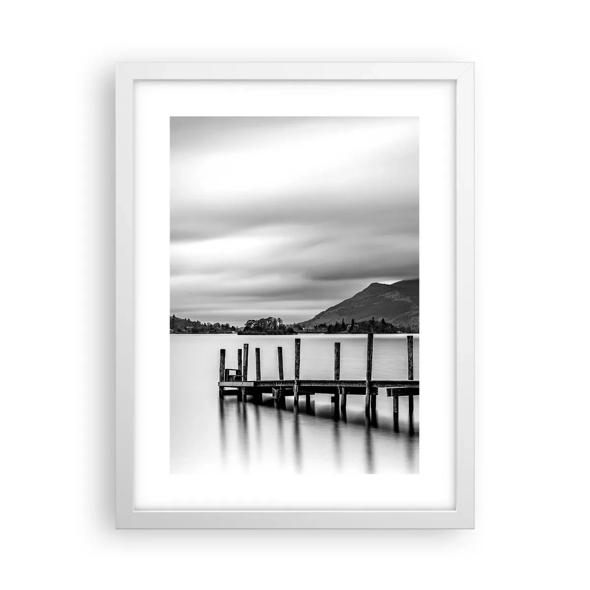 Poster in einem weißen Rahmen - Milde und Kraft - 30x40 cm