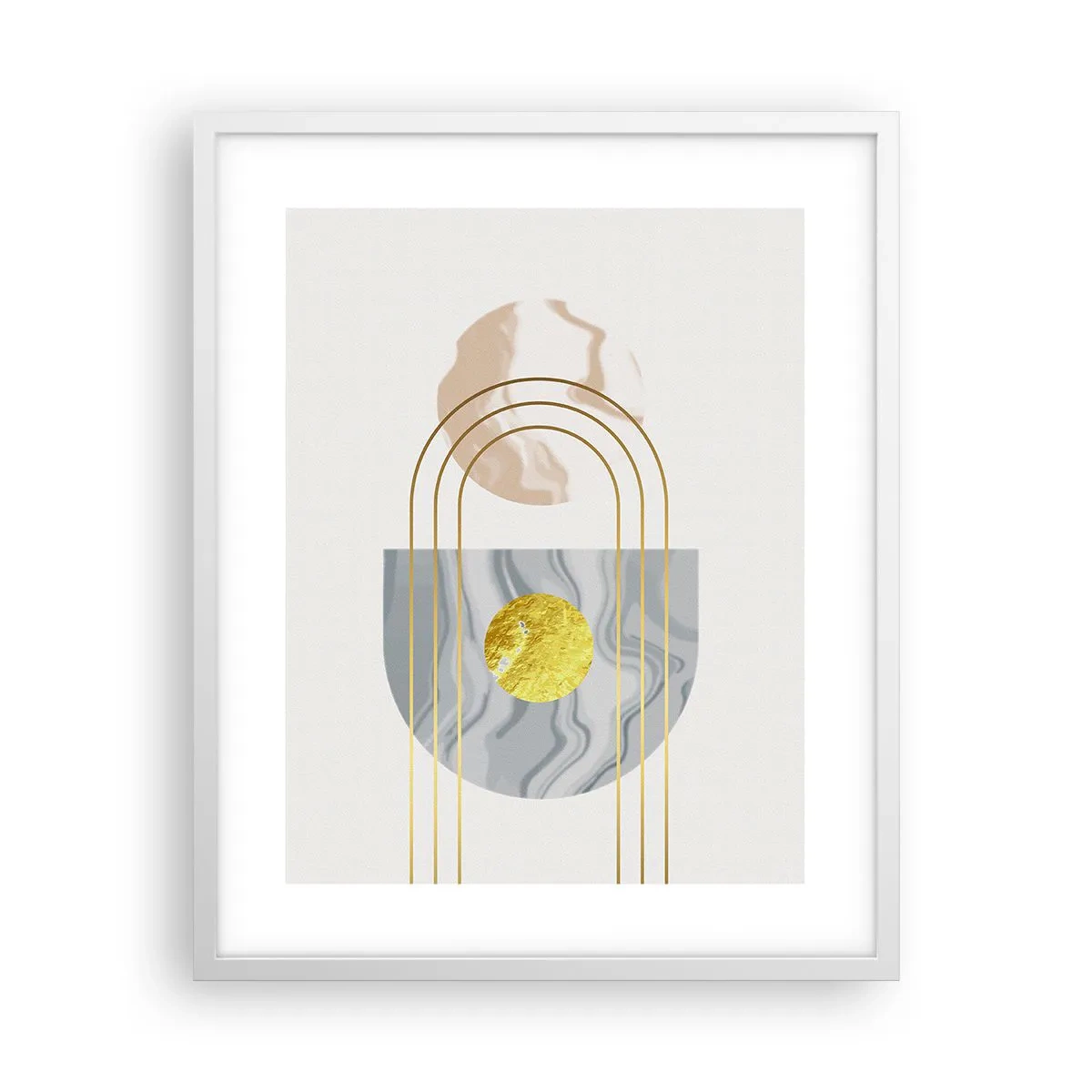 Poster in einem weißen Rahmen - Helligkeit und Brillanz - 40x50 cm