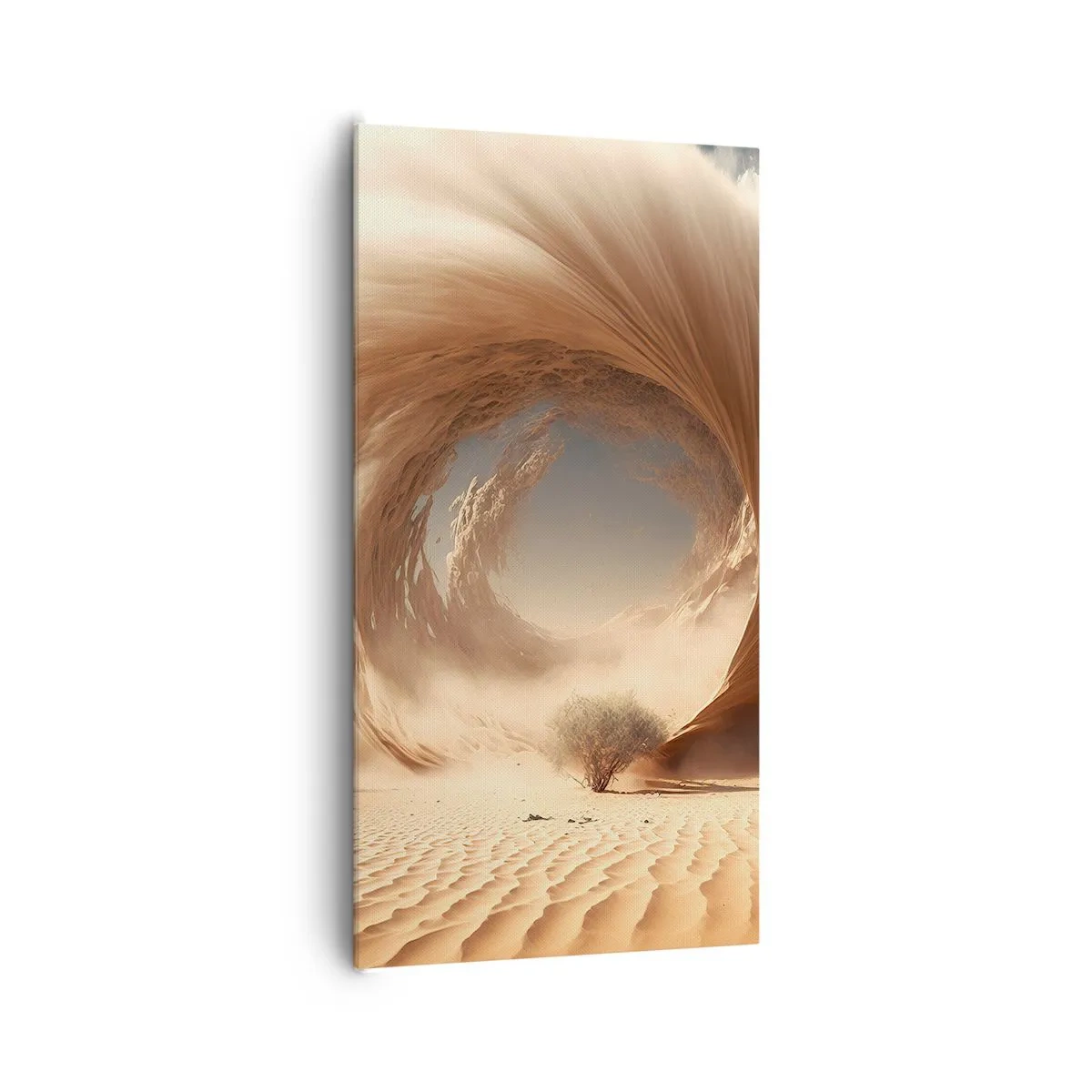 Bild auf Leinwand - Leinwandbild - Geöffnetes Portal - 65x120 cm