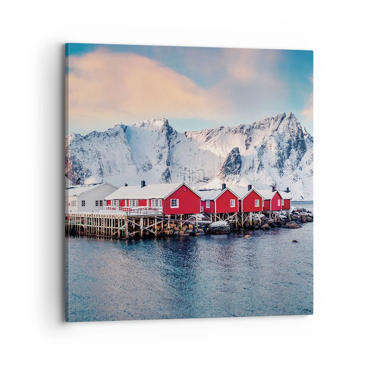Bild auf Leinwand - Leinwandbild - Nördlicher Rückzug - 70x70 cm