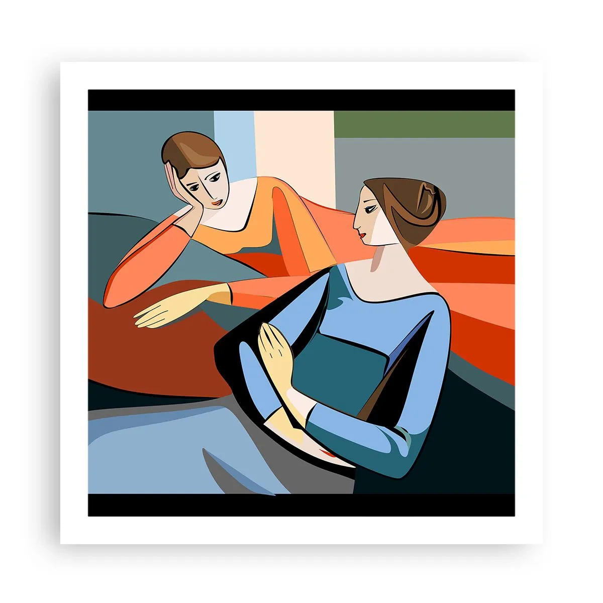 Poster - Moment der Zuversicht - 60x60 cm