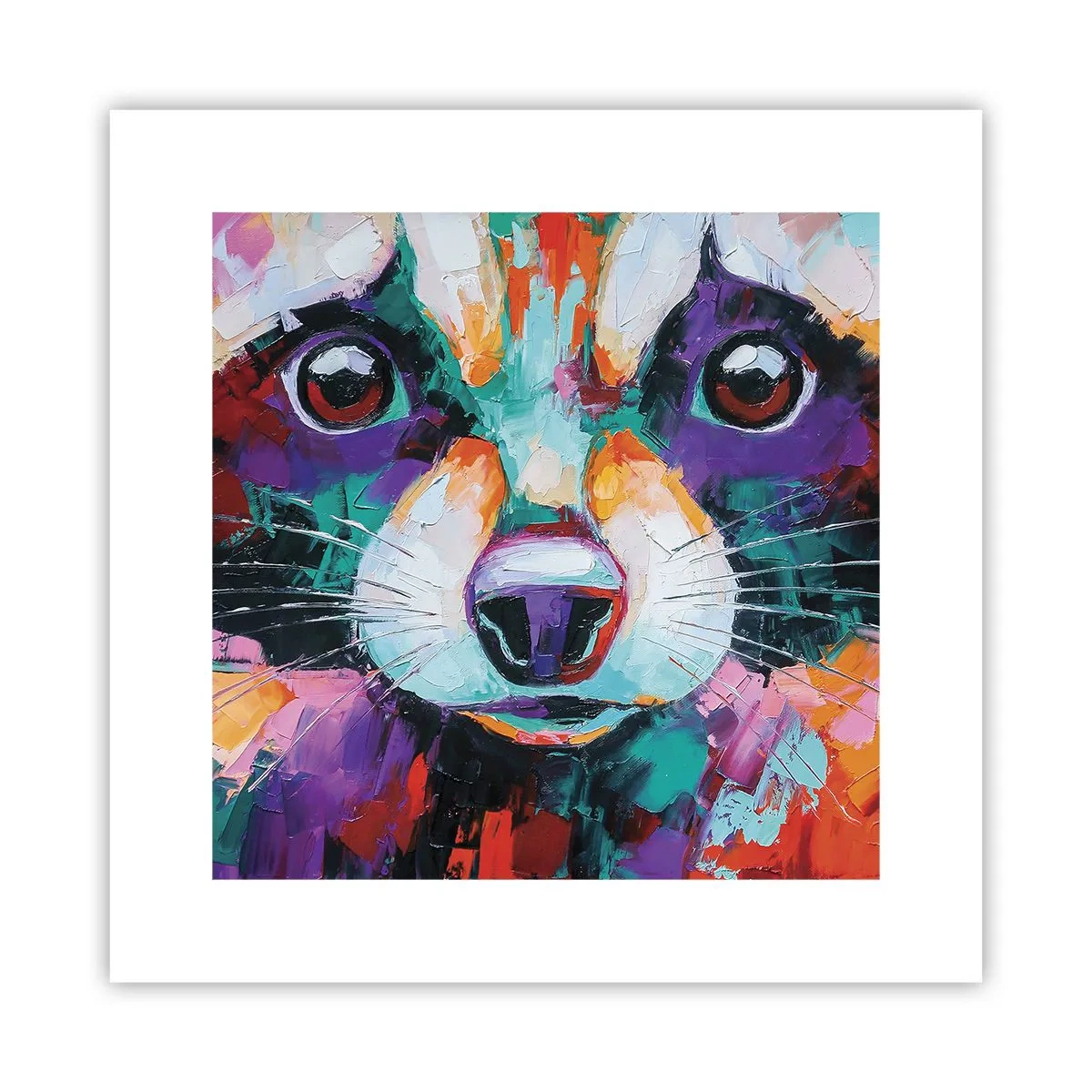 Poster - Nur gute Emotionen - 30x30 cm