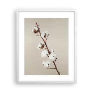 Poster in einem weißen Rahmen - An der Quelle der Weichheit - 40x50 cm