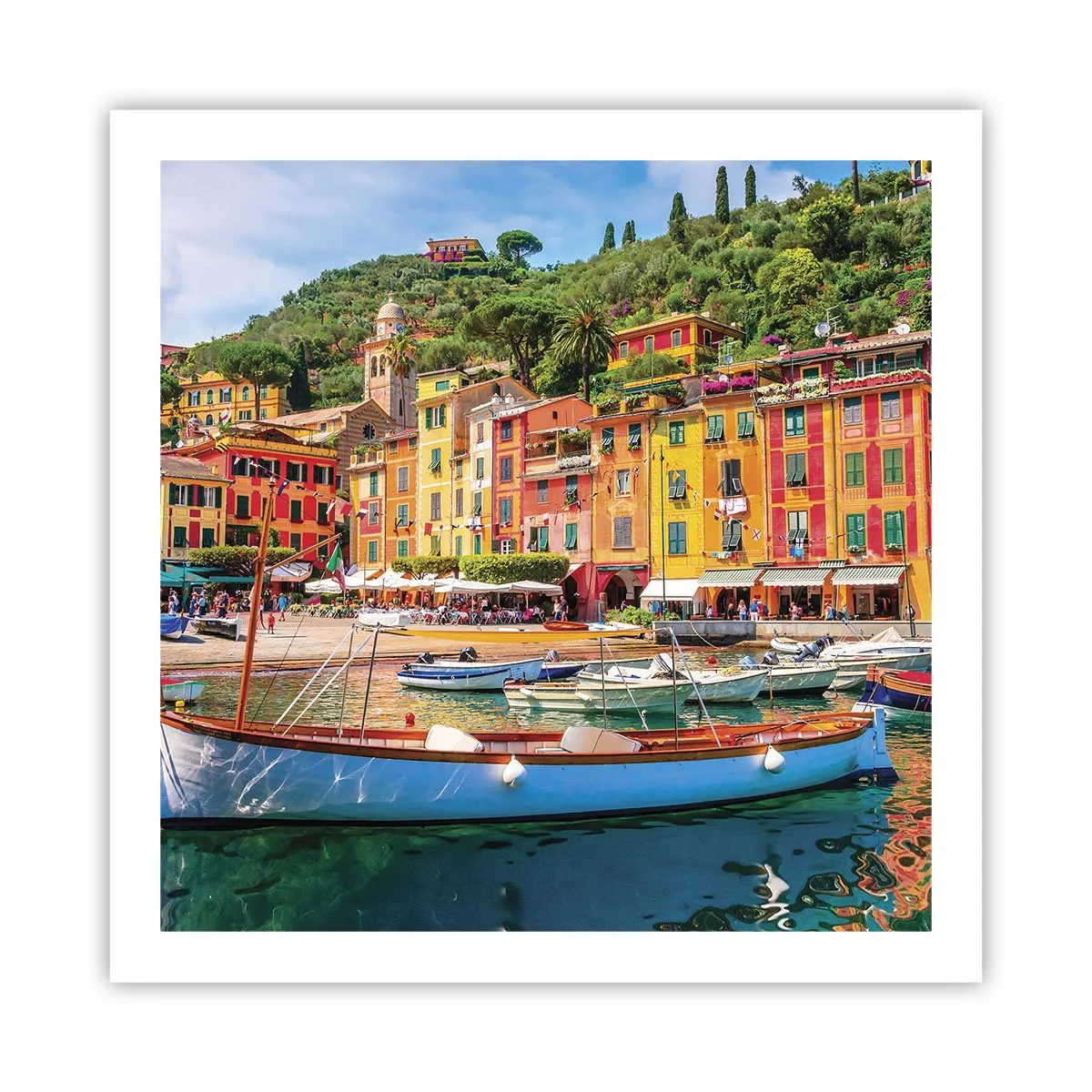Poster - Italienischer Morgen - 60x60 cm