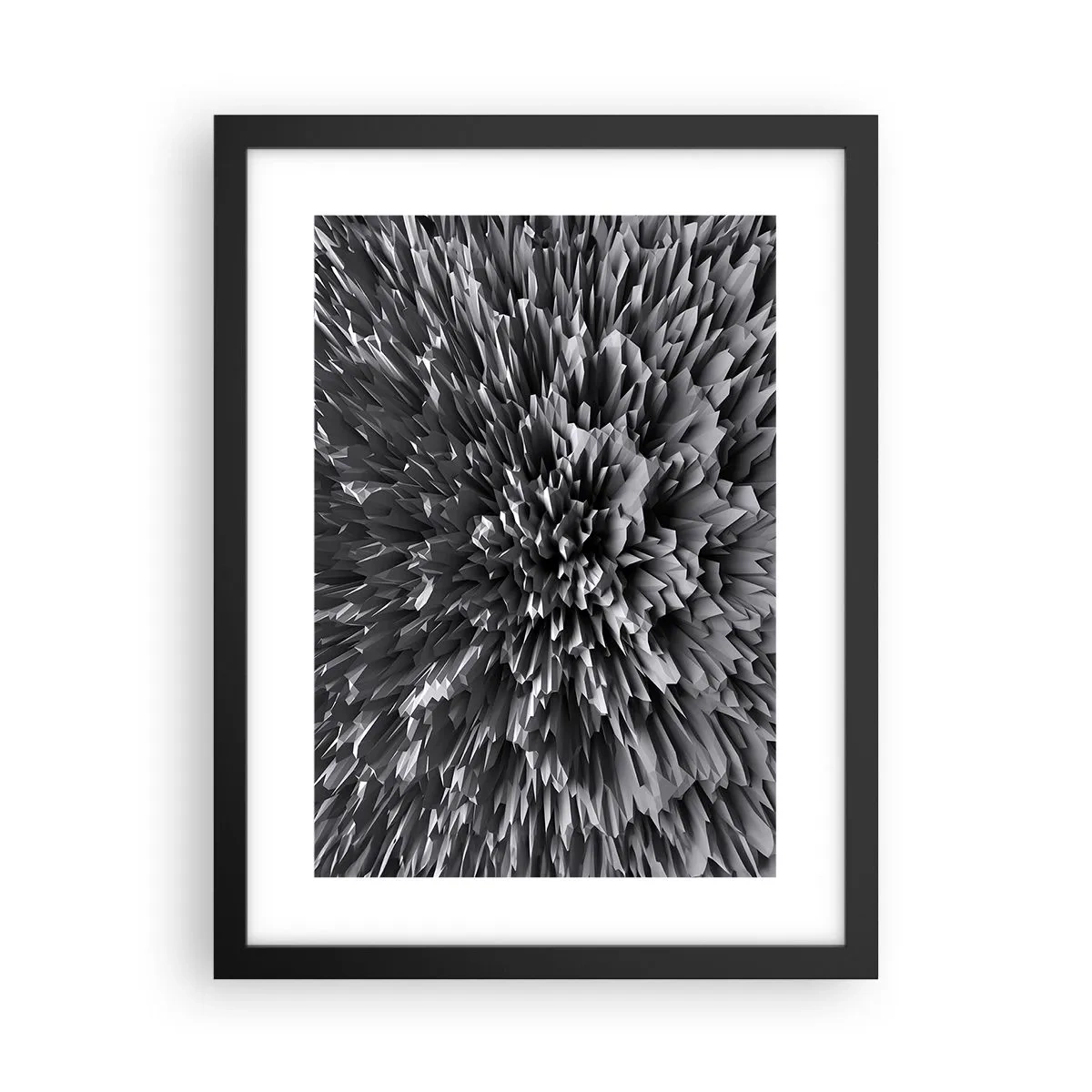 Poster in einem schwarzem Rahmen - Härter kann es nicht werden - 30x40 cm