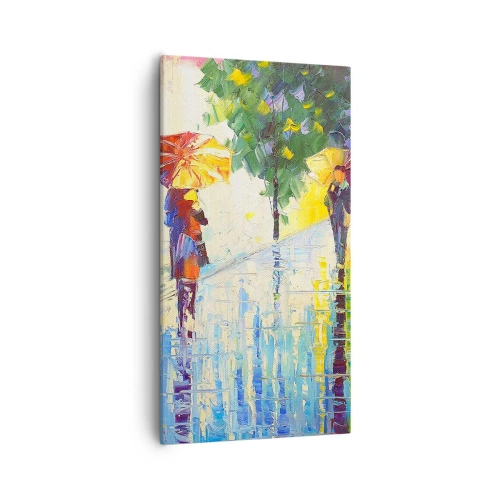 Bild auf Leinwand - Leinwandbild - Und alles klar - 55x100 cm