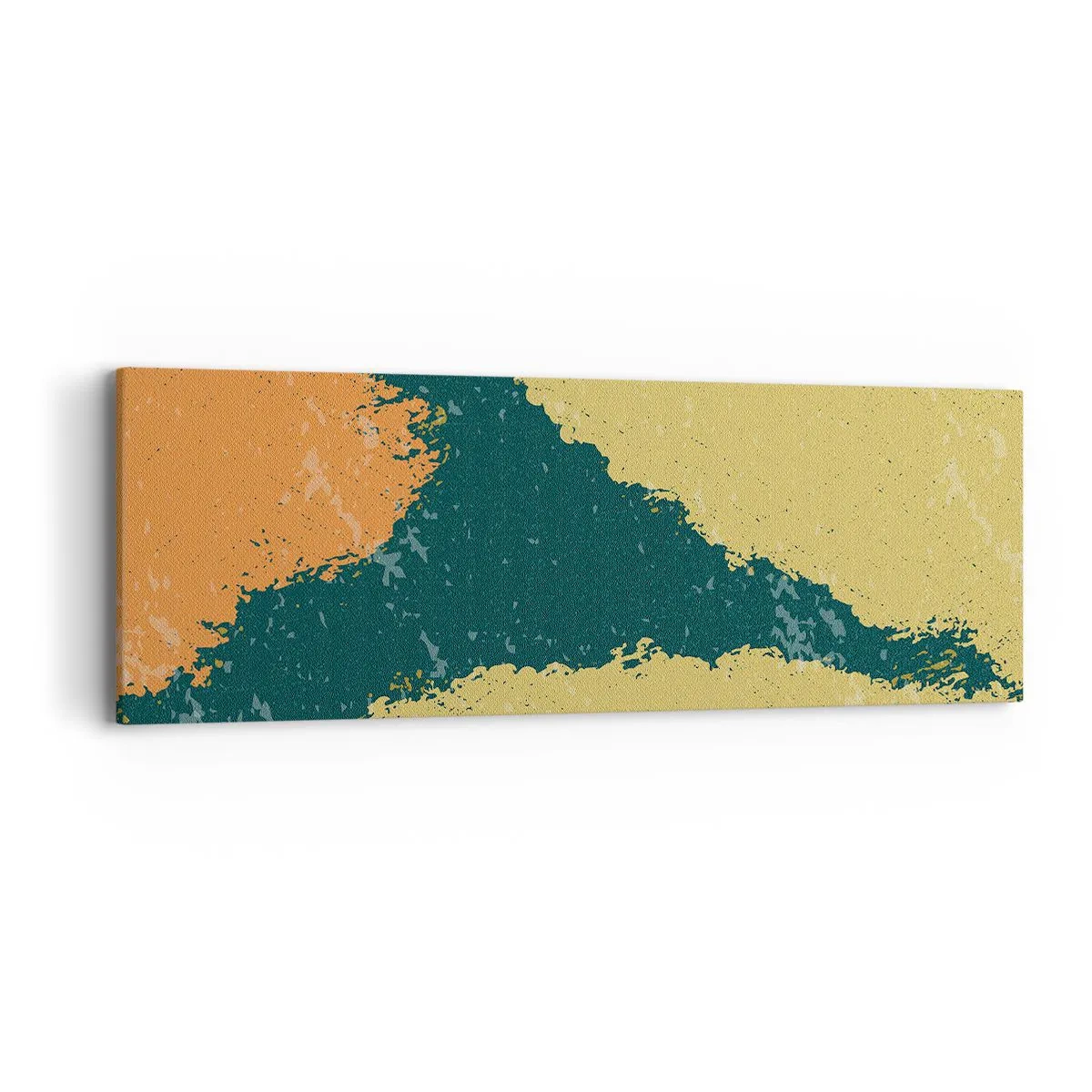 Bild auf Leinwand - Leinwandbild - Abstraktion – langsame Bewegung - 90x30 cm