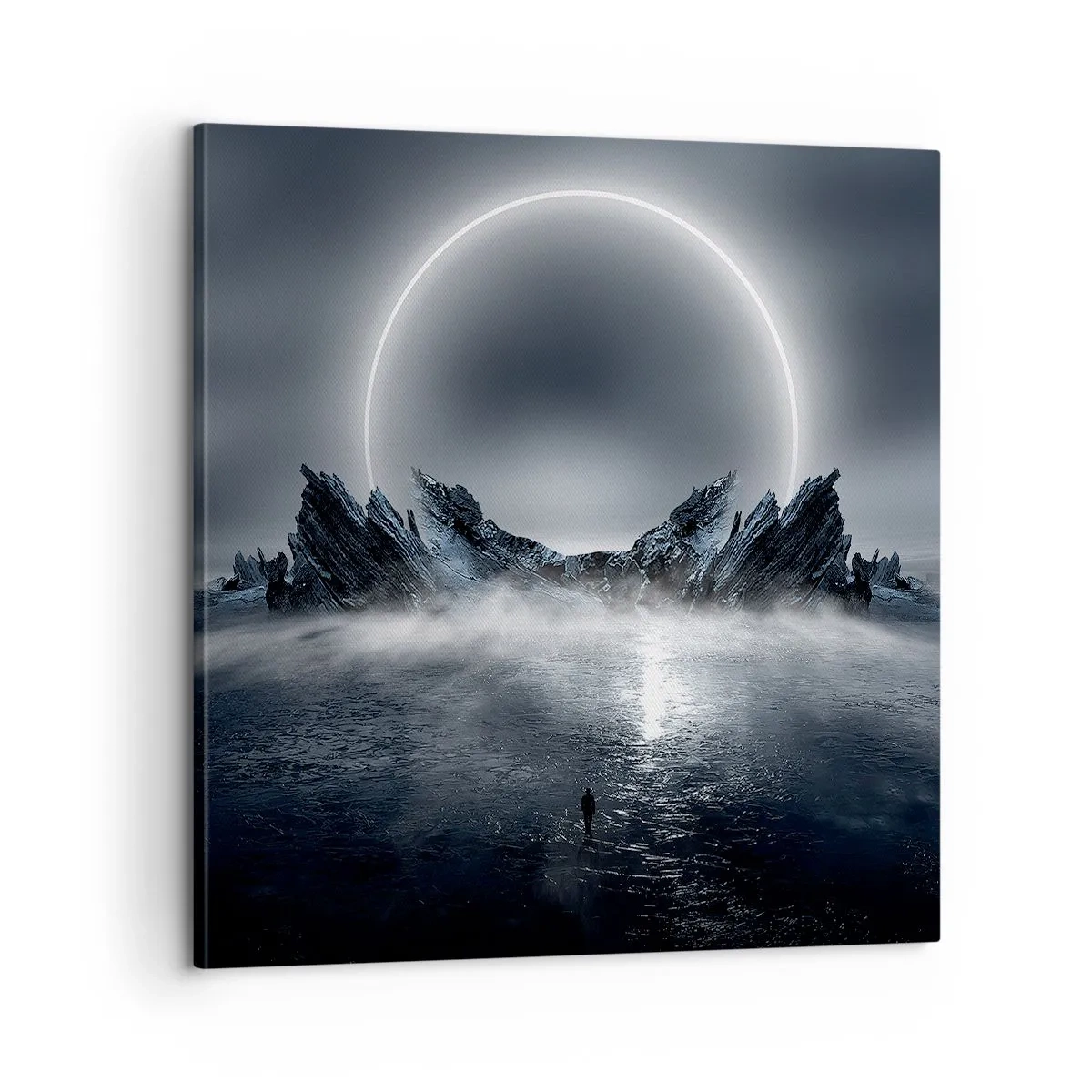 Bild auf Leinwand - Leinwandbild - Ende der Geschichte - 60x60 cm